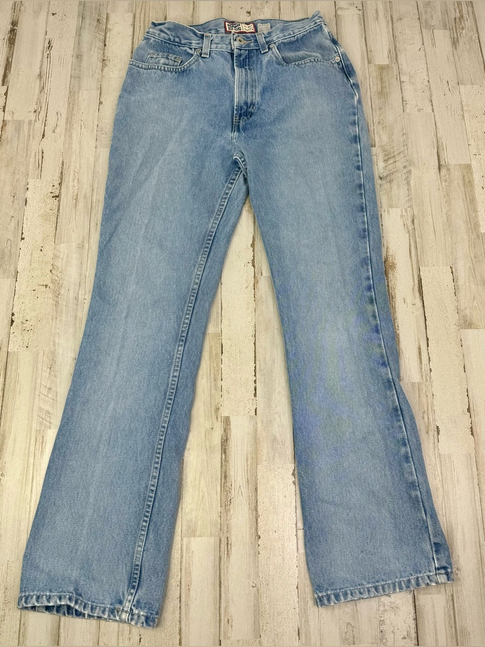 Vintage Old Navy Jeans Womens 8 (28x31) Blue Mid Waist Straight Leg Y2K Denim